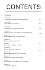 How To Start A Auto Detailing Bussiness For Beginners Training Books w/ Free App