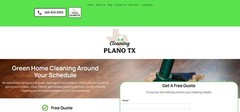 Cleaning business website with full content and social media accounts