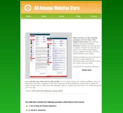 40 GOOGLE ADSENSE AUTOMATED WEBSITES STORE FOR SALE