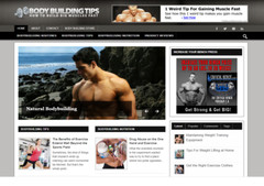 BODY BUILDING – Responsive Niche Website Business For Sale Multi-earns affiliate