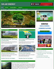 SOLAR ENERGY TIPS Website Business For Sale -Work From Home Business Opportunity