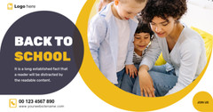 Back To School Social Media Marketing Templates