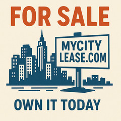 FOR SALE – www.mycitylease.com – Domain Name- Brandable, Strong, Memorable