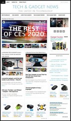 NEW DESIGN * TECH & GADGET NEWS * blog website business for sale w/ AUTO CONTENT