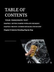 How To Start A Auto Detailing Bussiness For Beginners Training Books w/ Free App