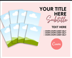 Digital Listing Templates 80 pg Edit in Canva For Digital Products w MRR Rights