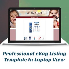 Professional eBay Templates Mobile Responsive eBay Listing Auction Template 2026
