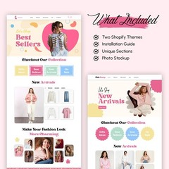 Premium Shopify Theme Bundle | Beauty, Boho, Fashion & Dropshipping Template