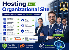 Hosting for Organizational Site – ⚡ Unlimited SSD, Free SSL, Support – $14.99/Yr