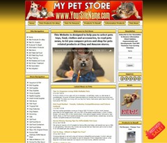PET SUPPLY, Cat Food, Online Affiliate Business Website, Hosting, Free Domain