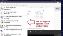 BCS – Certified IBM Maximo Working Smart online *.mp4 lectures videos Courses.