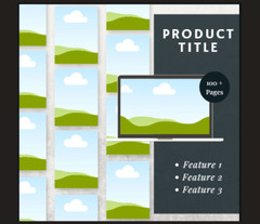 73 pg Digital Video Mock Up Templates Edit in Canva For Digital Product MRR