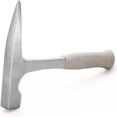 EFFICERE 22-Ounce All Steel Rock Pick Hammer with Pointed Tip, 11-Inch Overall