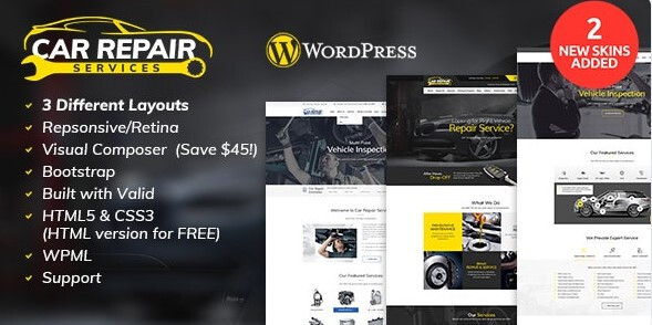 Car Repair Services v3.5 – car repair services and auto mechanics WordPress
