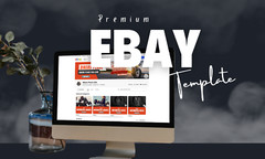 Ebayvorlage 2024 Verkaufsvorlage Responsive Template Design Orange + free Editor