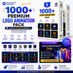 1000+ Logo Animation Bundle | Animated Logo Templates for After Effects, Premier