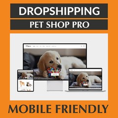 PET SHOP – Dropshipping Website Business – Fully Ready-To-Go – Shopify Store