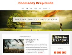 [NEW DESIGN] * DOOMSDAY PREP * store blog website business for sale AUTO CONTENT