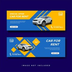 Facebook Social Media Post Templates Kit 70 eps, jpg Banners, Covers