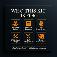 Etsy Seller Branding Kit – Logo, Banner & Product Template Pack