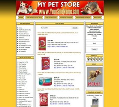 PET SUPPLY, Cat Food, Online Affiliate Business Website, Hosting, Free Domain