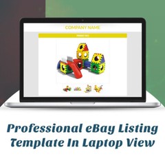 Ebay Listing Template HTML Professional Mobile Responsive Design Universal