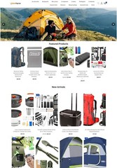 Camping Gear Store Amazon Affiliate/DropShip Website + eCommerce + Free Hosting