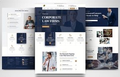 Lawyers, Law, Attorney, Justice & Tax Website Professional Responsive Website
