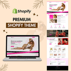 PREMIUM Shopify Theme for Fashion Stores | Digital Download Website Design