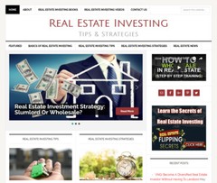 * REAL ESTATE INVESTING * affiliate website business for sale AUTOMATIC CONTENT!