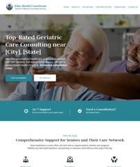 Geriatric Care Consultant Customized Business Website *SEE FULL DESCRIPTION*