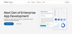 Enterprise App Development Website Template | Modern SaaS Landing Page | Busines