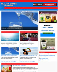 HEALTHY DRINKS Website Business For Sale – Work From Home Business Opportunity