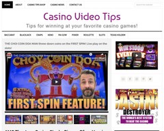 * CASINO VIDEO TIPS * blog website business for sale w/ AUTO UPDATING CONTENT!
