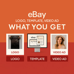 eBay Store Design Package | Logo + Listing Template + Video Ad | Mobile Ready