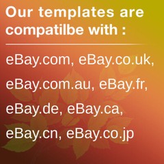 Professional eBay Mobile Responsive eBay Listing Template Auction Template