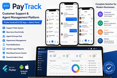 PayTrack – Agents, Customers & Payments Management Flutter App | Android + iOS