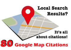 80 Google Map Citations with NAP for Local SEO .Get Ranked in Top Google !