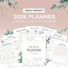 Resellable Digital Bundle: Planners, Ebooks, Reels & 100M+ Assets! ✨