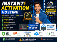 Instant Activation Hosting – ⚡Unlimited SSD + SSL + Websites + Email | $14.99/Yr