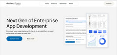 Enterprise App Development Website Template | SaaS Landing Page Modern Busines