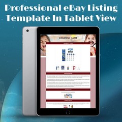 Professional eBay Templates Mobile Responsive eBay Listing Auction Template 2026