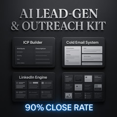 AI Lead-Gen & Outreach Automation Kit (Email + LinkedIn)