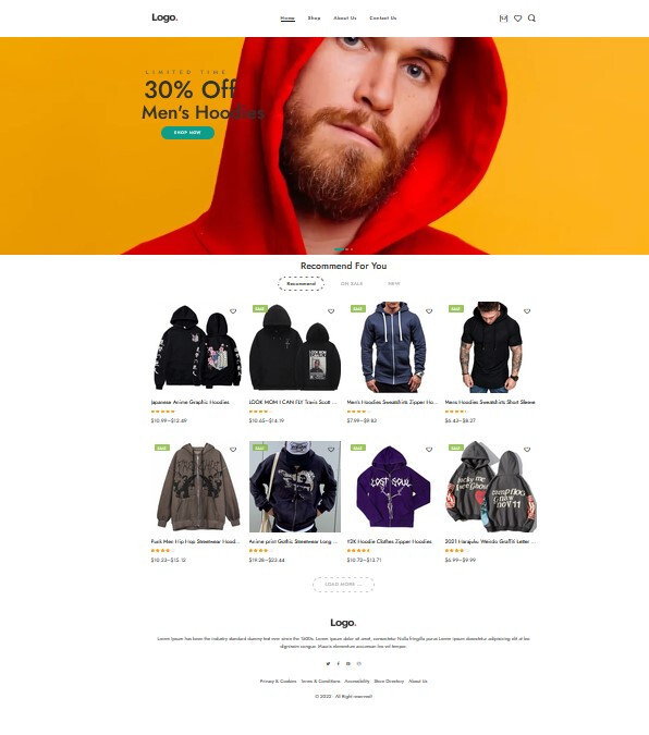 Dropshipping Business Website, Affiliate, Fashion Products + Free Hosting