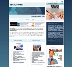 Legal Documents & Business Forms, Contracts, Law Advice Website for Sale