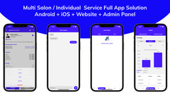 Multi Salon Booking Appointment Flutter App | Android + iOS | Laravel Backend