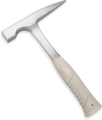 EFFICERE 22-Ounce All Steel Rock Pick Hammer with Pointed Tip, 11-Inch Overall