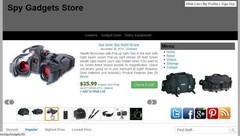 Money Making Spy Gadgets Store Automated Amazon Affiliate Website Free Hosting