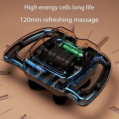 16-Head Fascia Gun Multi-Head Massager Multi-Function Relaxation Gun Fascia Gun