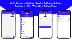 Multi Salon Booking Appointment Flutter App | Android + iOS | Laravel Backend